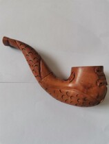 Maha wood pipe pure hand carved suitable for smoking Jiao river cigarette Kantong smoke