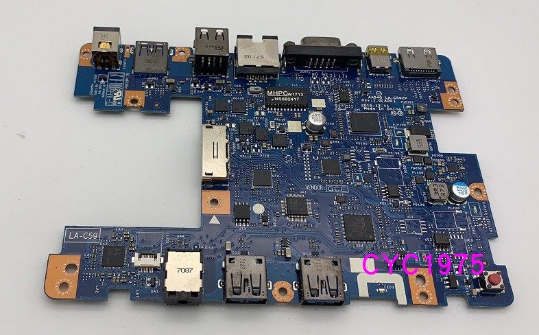 Dell DELL D820 USB small board VGA network card sound card small board LA-592P motherboard brand new