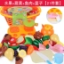 Beienshi mô phỏng máy cắt rau quả cho trẻ em chơi nhà bếp cắt để xem đồ chơi trẻ em 1-2-3 tuổi bộ đồ chơi búp bê Đồ chơi gia đình