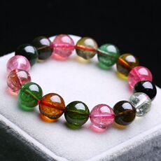 Украшения на руку 46.17克 老料大颗粒碧玺手链 送证书