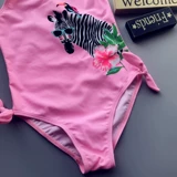 Розовый купальник, милая зебра, 2020, новая коллекция