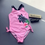 Розовый купальник, милая зебра, 2020, новая коллекция