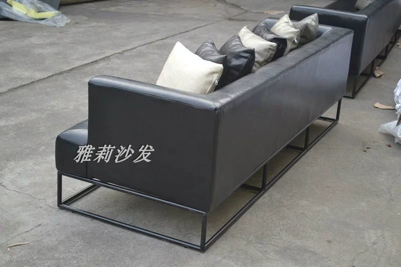 Người đàn ông cà phê sofa nhà cung cấp khuếch tán đồ nội thất cà phê tùy chỉnh khuếch tán cà phê thẻ sắt ghế sofa ghế khuếch tán cà phê sofa màu đen - Nội thất khách sạn kệ tivi đẹp