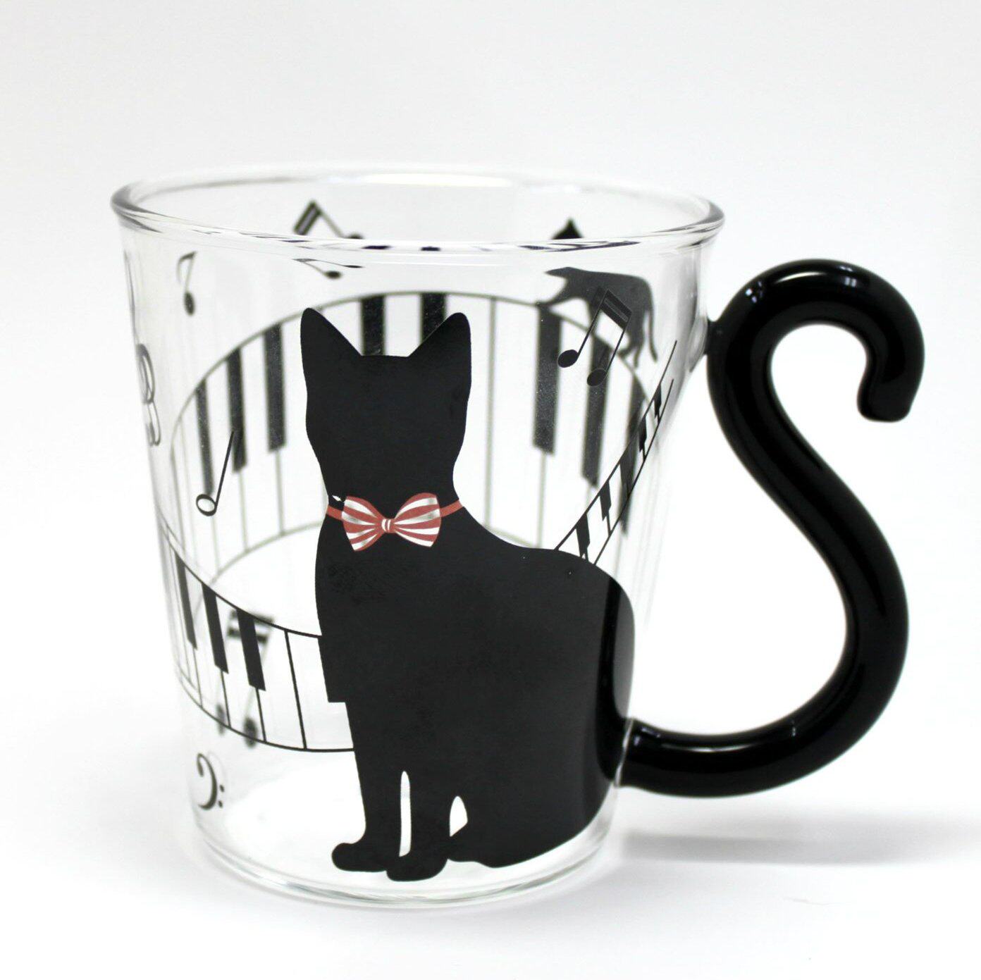 Exported to Japan [Cat Series] Nya~go Heat-resistant Glass Milk Coffee Mug Couple Mug