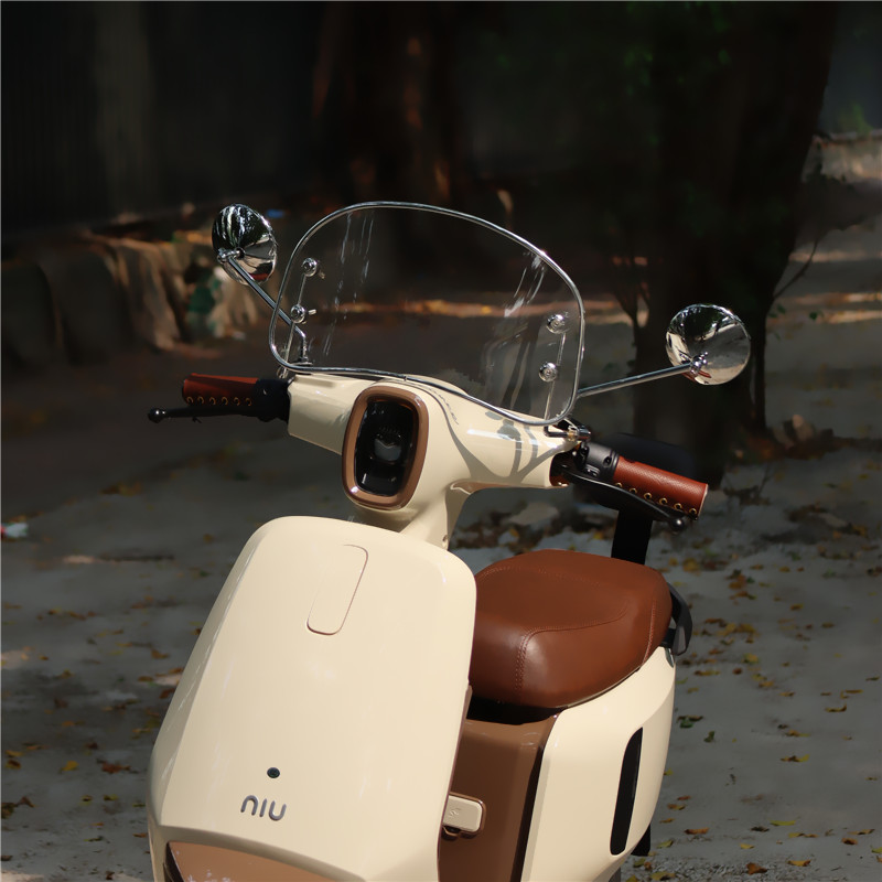 Suitable for Honda ns125la motorcycle modified rearview mirror calf yadiemma retro round reflector
