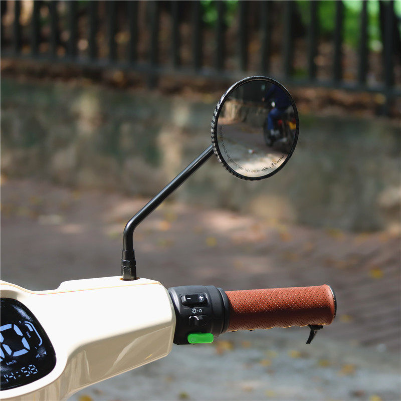 Suitable for Honda ns125la motorcycle modified rearview mirror calf yadiemma retro round reflector