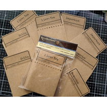 Judy hand shop DIY material hand account material collection card without adhesive 8 pieces