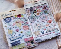 Judy hand bronzed hard cardboard pre-cut 3D solid sticker scrapbook decorated with 3 pieces of clothing