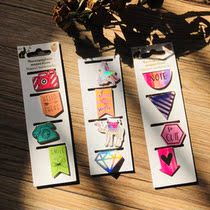 Judy handmade small fresh pure original bronzing magnet bookmark 4 pieces into 2 options