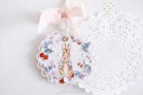 Judy handmade Peter Rabbit junk journal vector card