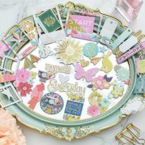 Judy hand-paved manger material bronzing material hipster gold powder pre-cutting set