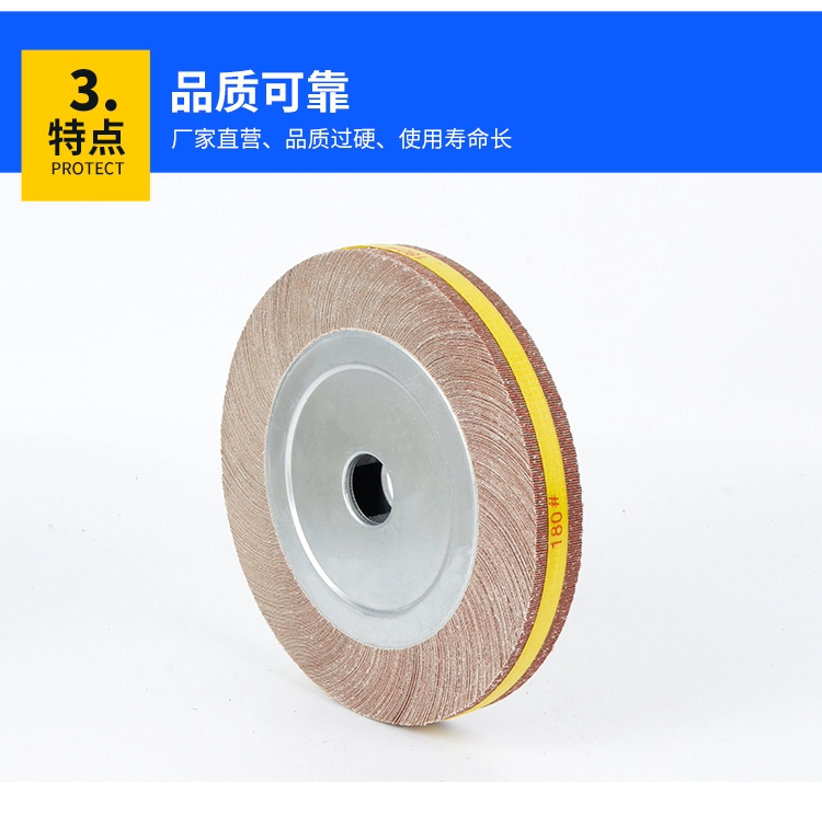 Ngàn lá cánh quạt bánh xe 100*25*16MM cánh quạt lưỡi vải mài mòn bánh xe đánh bóng bánh xe đánh bóng kim loại mài bánh xe đá mài sắt
