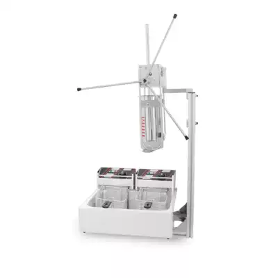 NP283 New Power 5-liter direct-down Latin goji thing goji fruit machine small oil strip machine commercial stainless steel