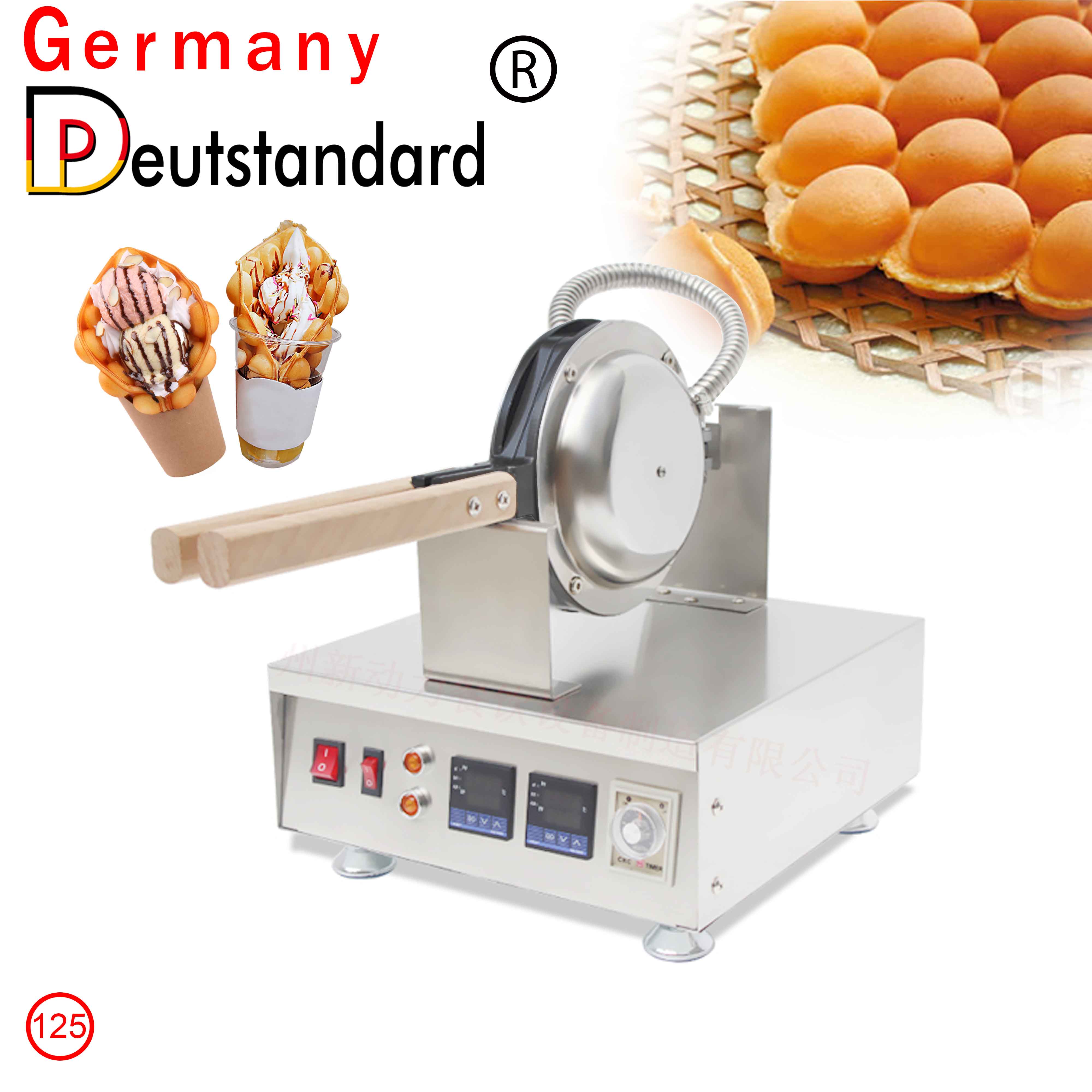 Hong Kong Double Number of New Electric Heating Commercial Home Egg Paparazzi Cake Machine Pancake Machine Baking Cake Machine NP-125