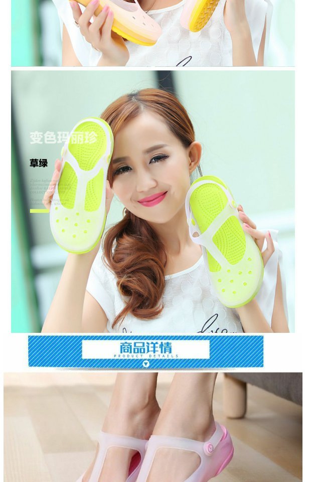 Thời trang giày đế mềm đế mềm nữ mùa hè dép đi biển dép nữ đi biển bằng phẳng và dép sandal nữ hot trend 2021