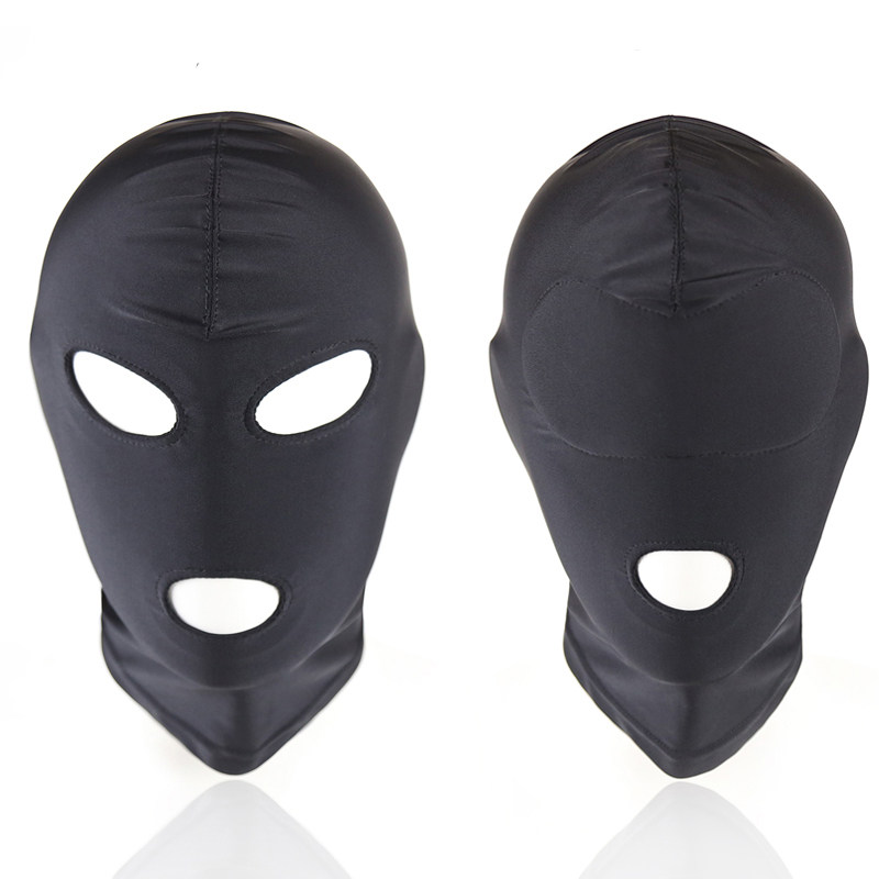 SM Fully closed open mouth head slave choking mask mask mask other kinds of restraint toy bed sex products