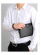 Genuine leather men's clutch bag high-end envelope bag men's hand bag 2024 new clutch bag business wallet casual trend