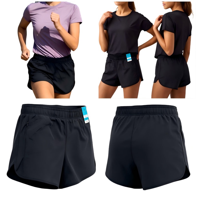 【Women'S/Quick-Drying/Shorts】Special! Target Unlined Shorts/Injia Logo Dyed 2-in-1 Shorts
