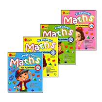 Singapore Kindergarten Preschool Fun Mathematics Original Imported Spot Use 3-5 Years Old 4 Set of Genuine