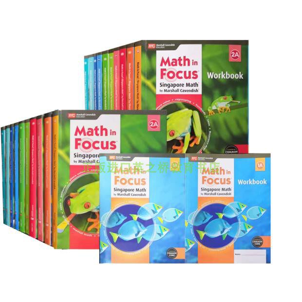 Genuine American Elementary School Math Maths in Focus 1A 1B 2A 2B 3A 3B 4A 4B 5A 5B