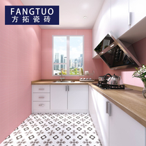 Macaron tiles Color thin line small white brick Bathroom tiles Kitchen wall tiles Floor tiles Toilet 300*600