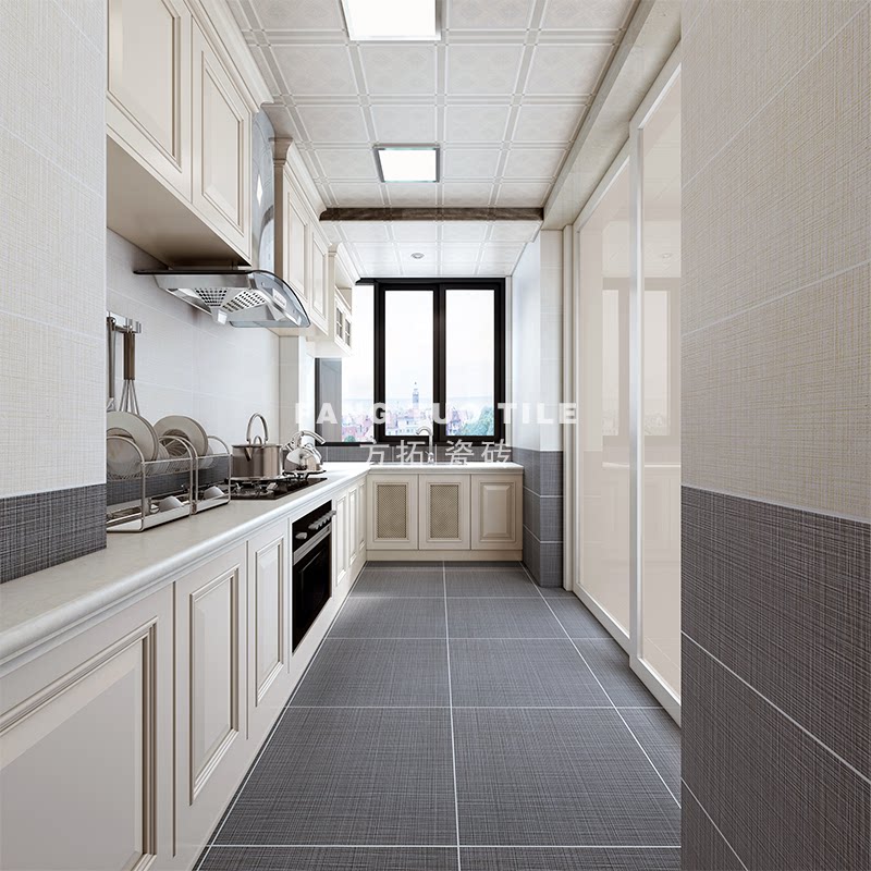 Cloth Brick Kitchen magnetic brick Makeup Room 300X600 Kitchen Guard Wall Brick Balcony Bathroom Matt Anti Slip Wear and tiles