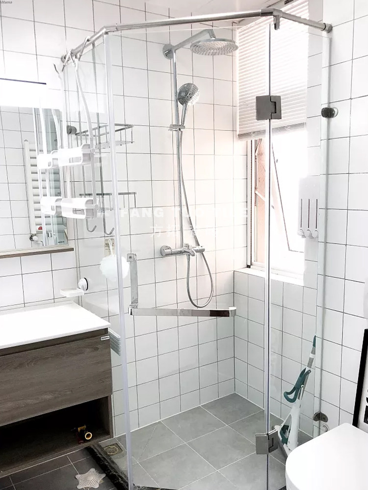 Small white brick bright Nordic style powder room bathroom tile kitchen wall tile bread brick white 300X600