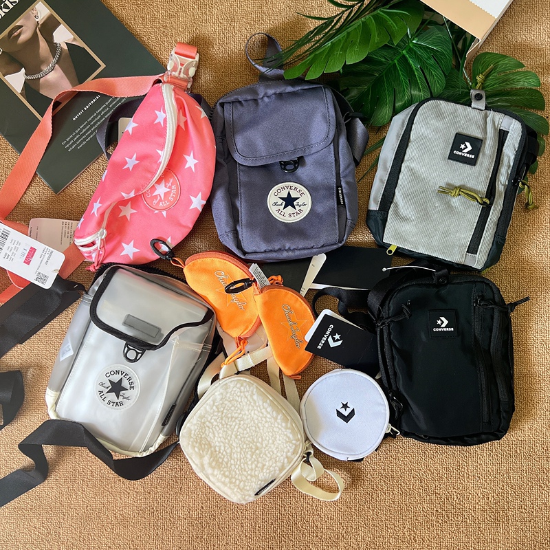 Converse Genuine Men's and Women's Sports Running Casual Bag Mobile Phone Coin Purse Shoulder Crossbody Bag Waist Bag Small Bag Trendy Converse Genuine Men's and Women's Sports Running Casual Bag Mobile Phone Coin Purse Shoulder Crossbody Bag Waist Bag Small Bag Trendy