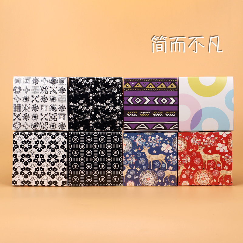 Baking packaging Snow bridesmaids 4 grain clothes 60-80g egg yolk crisp cake packing box biscuit box