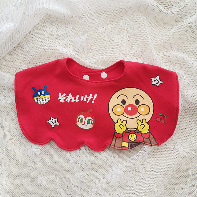 2024 New Baby New Year's Bib Baby New Year's Absorbent Slobber Tissue Cartoon New Year's Eve Pure Cotton Milk Tissue