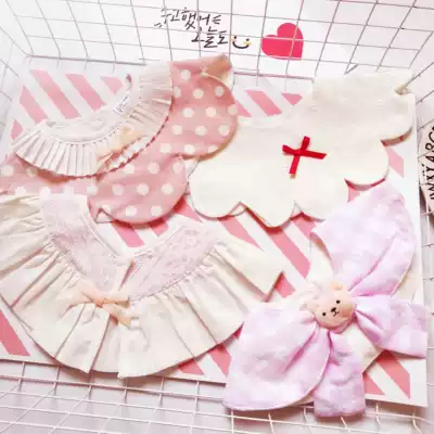 Baby Princess Yan value saliva towel Infant 360 degree round cotton bib spit milk shape bib fake collar