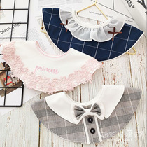 Slip towel baby boy handsome bib rice pocket 360 degree rotating female Princess cute baby rice pocket Cotton