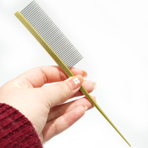 Rabbit Rabbit Dragon Cat Pig Small Darling Special Round Needle Dense Tooth Comb Brush With Fur Mite Massage Platoon Comb Dragon Cat Needle Comb