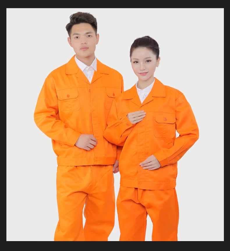Mùa thu và mùa đông thẻ polyester cotton quần yếm phù hợp với nam giới và phụ nữ bảo hiểm lao động quần áo dài tay kỹ thuật quần áo nhà máy quần áo công nhân sửa chữa tự động dụng cụ bộ đồ bảo hộ lao động