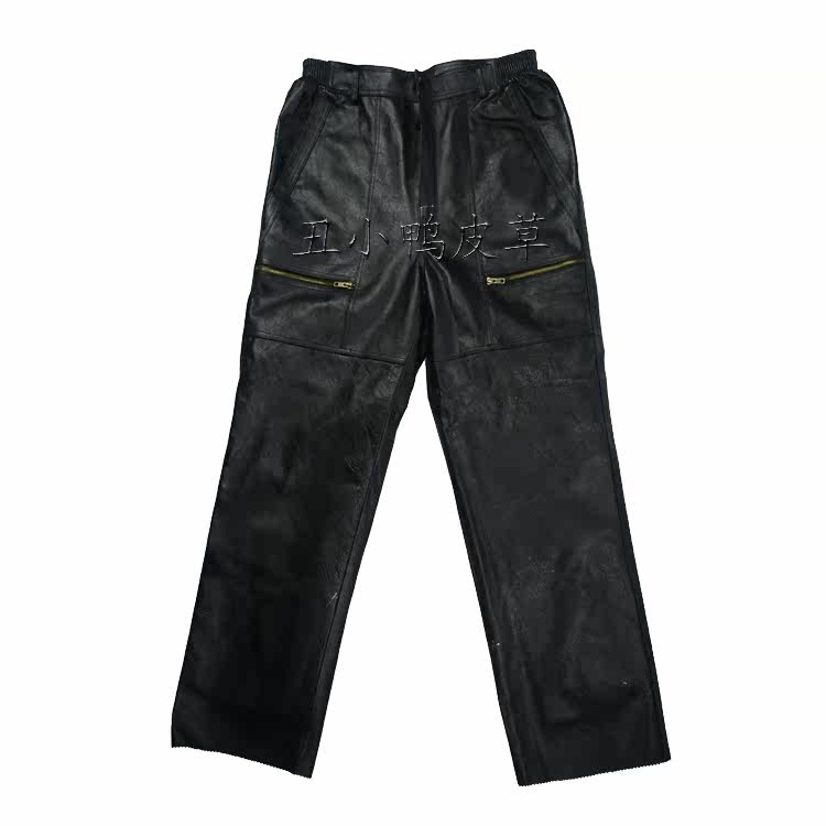 Pantalon cuir homme droit pour hiver - Ref 1485093 Image 6