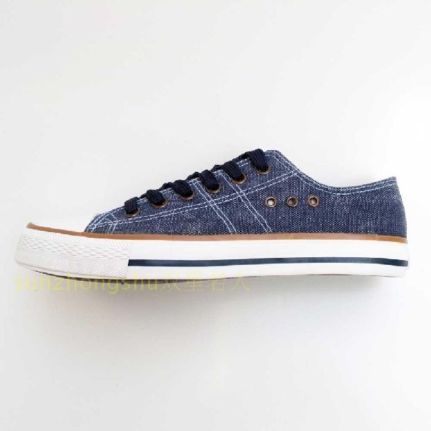 Thanh Đảo đôi sao vải canvas nam quầy giày thể thao kích thước lớn 45 46 47 48 yard giày thoáng khí - Plimsolls giày converse real 
