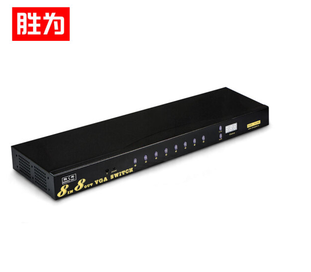 Win is VGA dispenser 8 mouth film HD display share with remote control 8 in 8 out switcher VS-2588