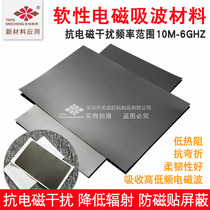 Electromagnetic wave shielding film and wave-absorbing material microwave NFC high-frequency wave-absorbing material ferrite sheet anti-magnetic sticker