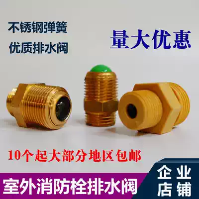 SS100 outdoor fire hydrant pressure relief valve exhaust valve drain valve fire hydrant accessories fire equipment accessories