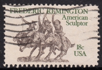 U.S. Letter Sales Stamp 1981 Sculptor Remington 1-1