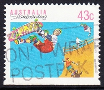 (Special Offer) Australian Letter Sales Stamps 1989-94 Sports Skateboard (No Teeth Below)