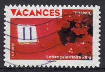 French letter marketing stamps 2009 Holidays 14-13: Flowers and house numbers