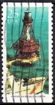 U.S. Letter Sales Stamps 1990 Lighthouse 5-4: American Sandbar