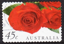 Australian Letter Marketing Stamps 1999 Greeting Stamps Romance 1-1: Red Rose (self-adhesive)