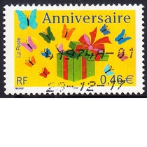 French Letter Marketing Stamps 2002 Anniversary 1-1