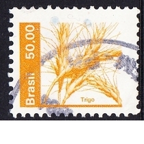 Brazilian Letter Marketing Stamp 1982 Natural Economic Resources Wheat