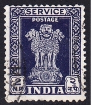 Indian Letter Sales Stamps 1958-66 Official Stamps (2NP)
