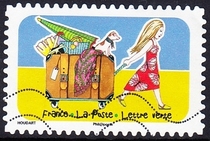 French letter marketing stamps 2020 holidays 12-4