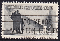 U.S. Letter Marketing Stamps 1960 World Refugee Year 1-1