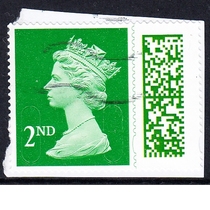 British Letter Marketing Stamp Cutting 2022 Queen Elizabeth II 4-1(2ND)
